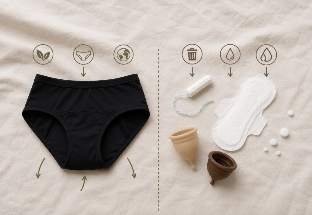 Calzones menstruales alella flow vs alternativas en el periodo menstrual
