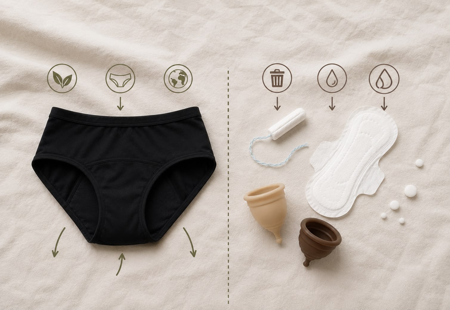 Calzones menstruales alella flow vs alternativas en el periodo menstrual