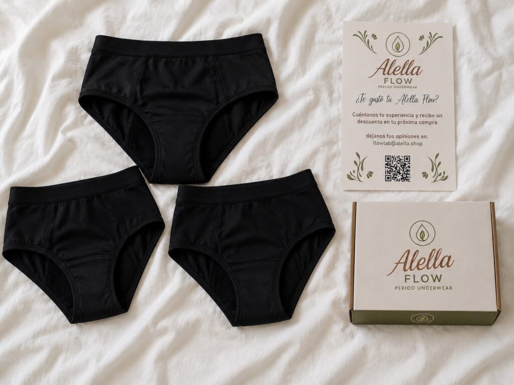 alella flow la alternativa como ropa interior menstrual