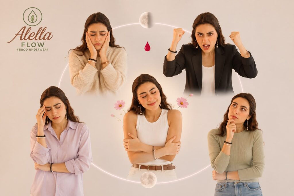 diferentes etapas emocionales en el ciclo menstrual